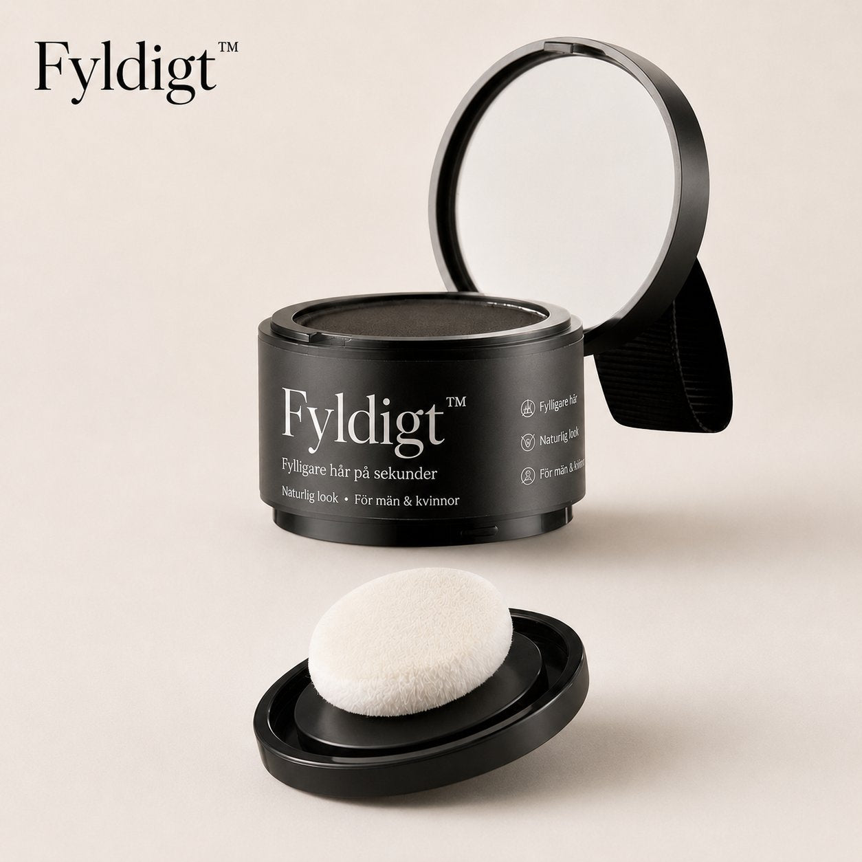 Fyldigt™ Hairline Powder – naturligt fylligare hårfäste